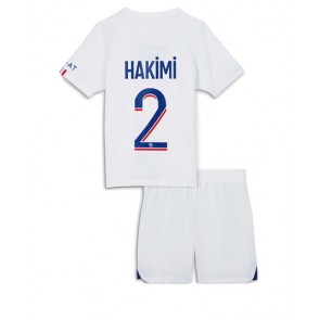 Paris Saint-Germain Achraf Hakimi #2 babykläder Tredje Tröja barn 2022-23 Korta ärmar (+ Korta byxor)